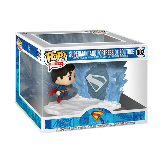 Superman (2025) POP Moments Vinyl Figures Superman and Fortress of Solitude 9 cm 0889698866422