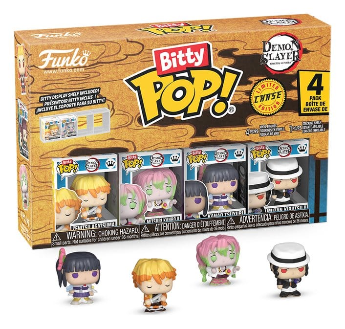 Demon Slayer: Kimetsu no Yaiba Bitty POP! Vinyl Figure 4-Pack Zenitsu 2,5 cm 0889698869492