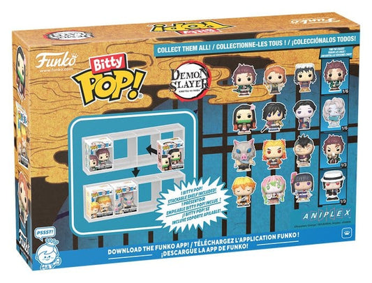 Demon Slayer: Kimetsu no Yaiba Bitty POP! Vinyl Figure 4-Pack Inosuke 2,5 cm 0889698869515