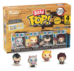Demon Slayer: Kimetsu no Yaiba Bitty POP! Vinyl Figure 4-Pack Inosuke 2,5 cm 0889698869515
