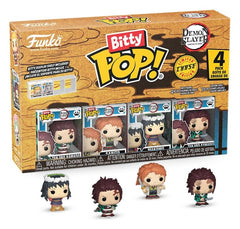 Demon Slayer: Kimetsu no Yaiba Bitty POP! Vinyl Figure 4-Pack Tanjiro 2,5 cm 0889698869522