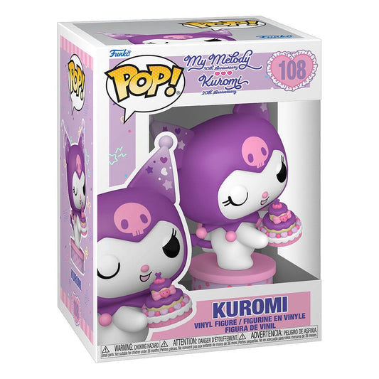 Hello Kitty and Friends POP! Vinyl Figure Kuromi with Cake (20th Anniversary) 9 cm 0889698871693
