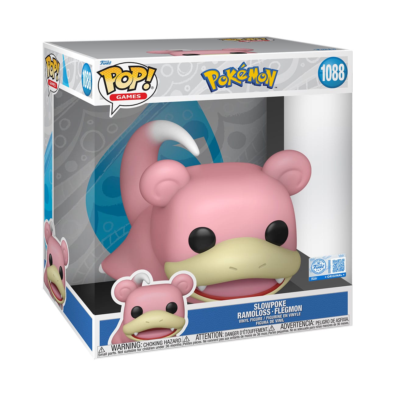 Pokemon Super Sized Jumbo POP! Vinyl Figure Slowpoke 25 cm  0889698871938