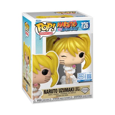 Naruto Pop! Animation Vinyl Figure Naruto(Sexy Jutsu) Diamond Collection heo Exclusive Edition 9 cm 0889698872027