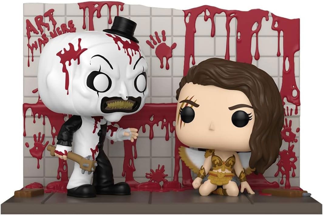 Terrifier 2 POP Moments Vinyl Figures Art vs Sienna 9 cm  0889698872034