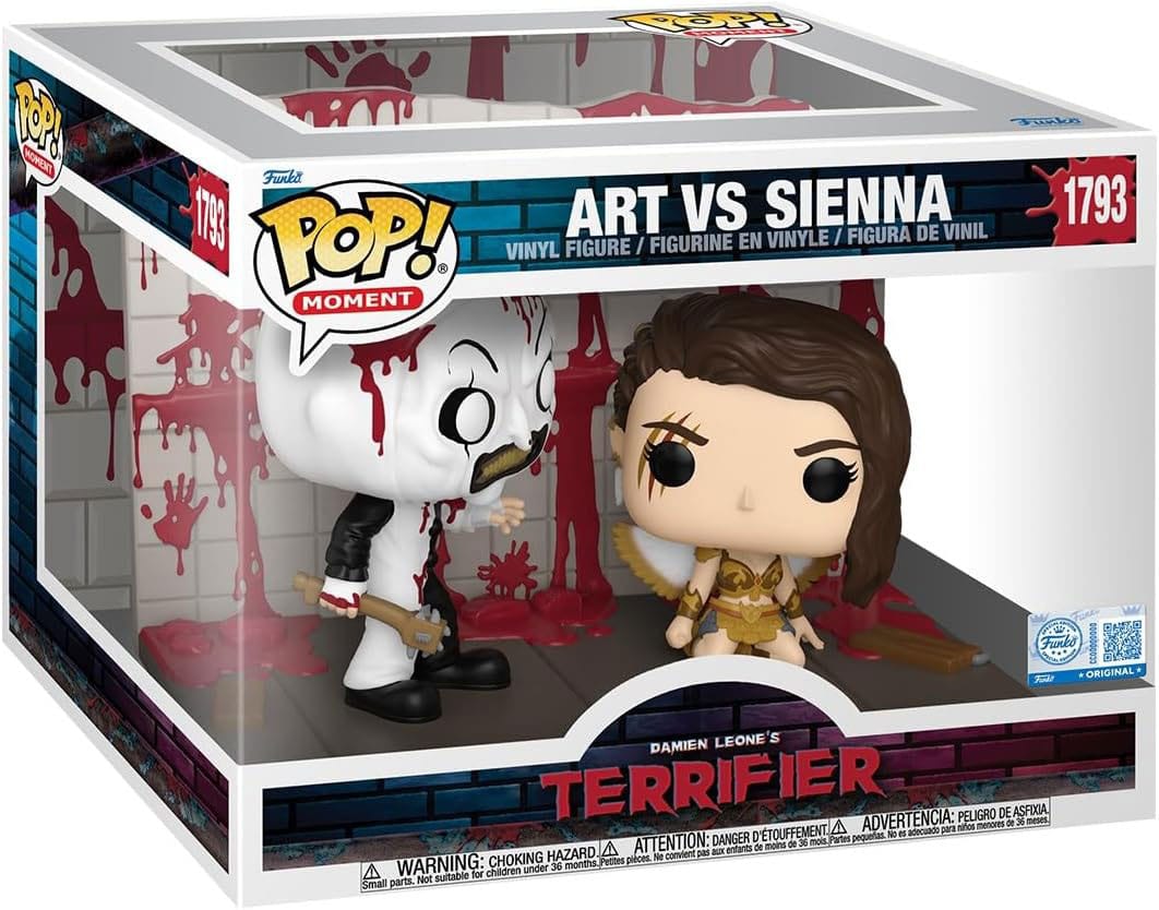 Terrifier 2 POP Moments Vinyl Figures Art vs Sienna 9 cm  0889698872034