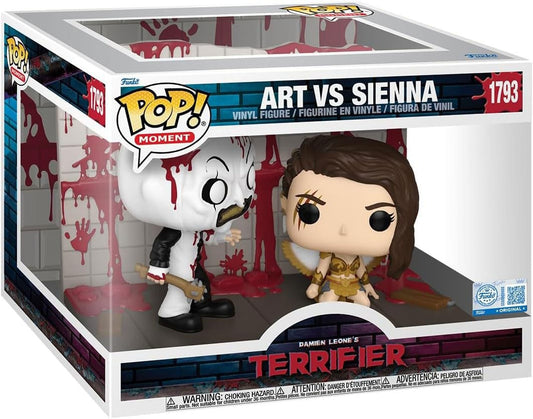 Terrifier 2 POP Moments Vinyl Figures Art vs Sienna 9 cm  0889698872034