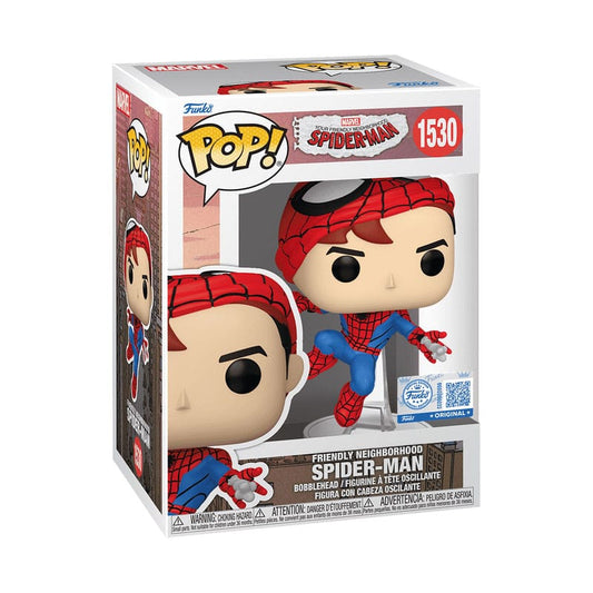 Your Friendly Neighborhood Spider-Man POP! Vinyl Figure Spider-man(Unmasked) *Exclusive Version* 9 cm 0889698872249