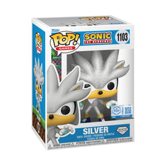 Sonic The Hedgehog POP! Games Vinyl Figure Silver The Hedgehog (FL) 9 cm 0889698872270