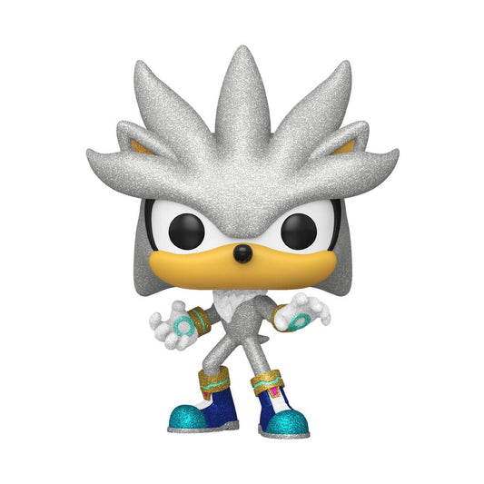 Sonic The Hedgehog POP! Games Vinyl Figure Silver The Hedgehog (FL) 9 cm 0889698872270