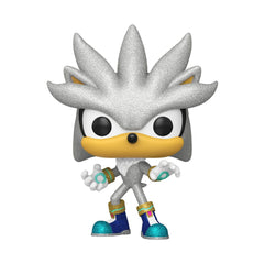 Sonic The Hedgehog POP! Games Vinyl Figure Silver The Hedgehog (FL) 9 cm 0889698872270