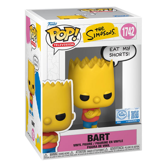 Simpsons POP! Sayings Vinyl Figure Bart 9 cm 0889698872461