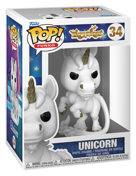 Funko-Legacy POP! Myths Vinyl Figures Unicorn 9 cm 0889698883146