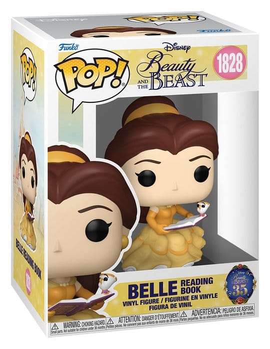 Beauty and the Beast POP! Disney  Vinyl Figure Readers- Belle w/Book 9 cm 0889698883153