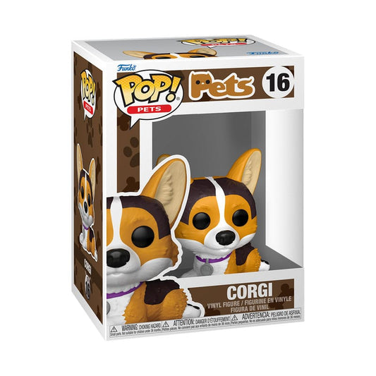 Funko-Legacy POP! Pets Vinyl Figure Corgi 9 cm 0889698883269