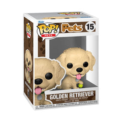 Funko-Legacy POP! Pets Vinyl Figure Golden Retriever 9 cm 0889698883276