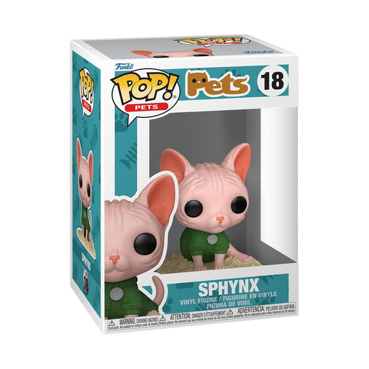 Funko-Legacy POP! Pets Vinyl Figure Sphinx Cat 9 cm 0889698883290