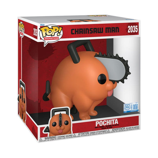Chainsaw Man Super Sized Jumbo POP! Vinyl Figure Pochita 25 cm  0889698883979