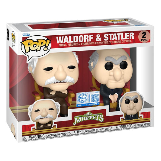 The Muppets POP! Television Vinyl Figures 2-Pack Waldorf & Statler 9 cm 0889698884051
