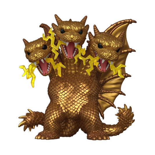 *heo Exclusive Edition* Godzilla Super Sized POP! Movies Vinyl Figure King Ghidora (Electric) 15 cm 0889698884075