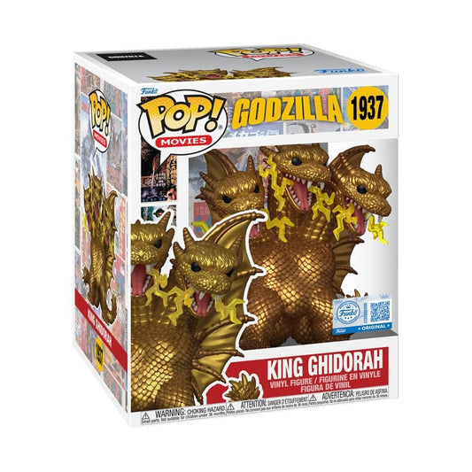 *heo Exclusive Edition* Godzilla Super Sized POP! Movies Vinyl Figure King Ghidora (Electric) 15 cm 0889698884075