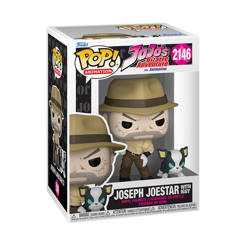 JoJo´s Bizarre Adventure POP!&Buddy Animation Vinyl Figures Joseph & Iggy 9 cm 0889698884617