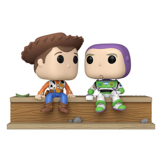 Toy Story POP Moment Vinyl Figures Woody and Buzz (30th Anniversary) 9 cm 0889698884662