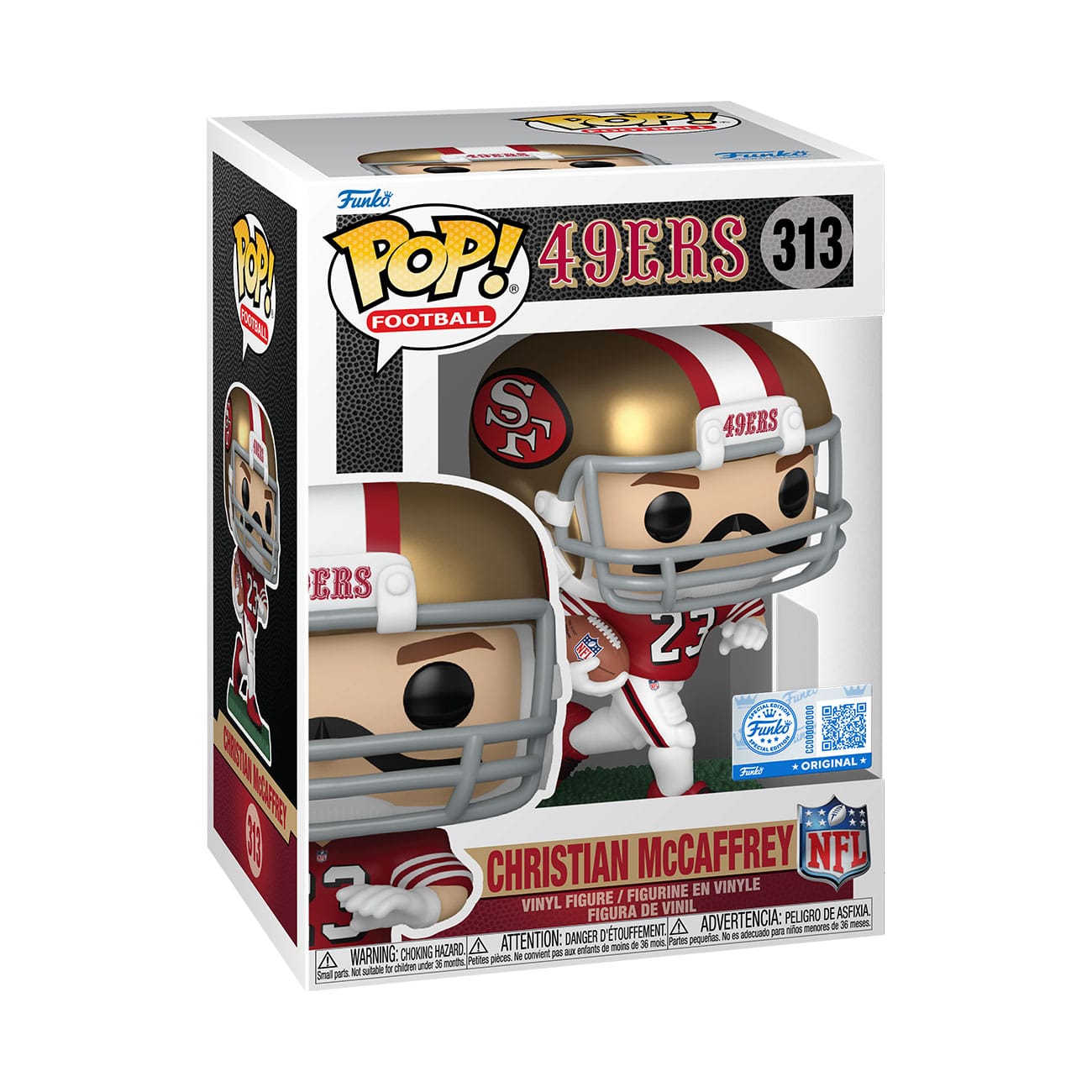 NFL: Legends POP! Sports Vinyl Figure 49ers- Christian McCaffrey (TB) 9 cm 0889698884716