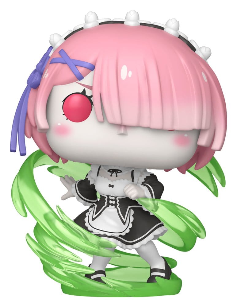 Re:Zero POP! Plus Vinyl Figure Ram (Wind Magic) (Glow) Exclusive 9 cm 0889698885362