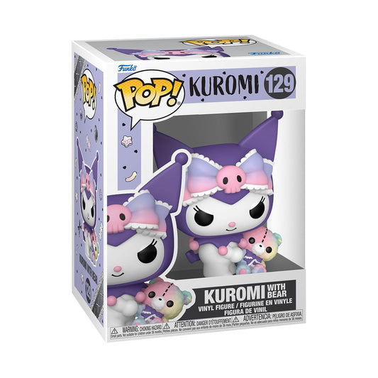 Sanrio POP!&Buddy Animation Vinyl Figures Kuromi w/ Bear 9 cm 0889698885386