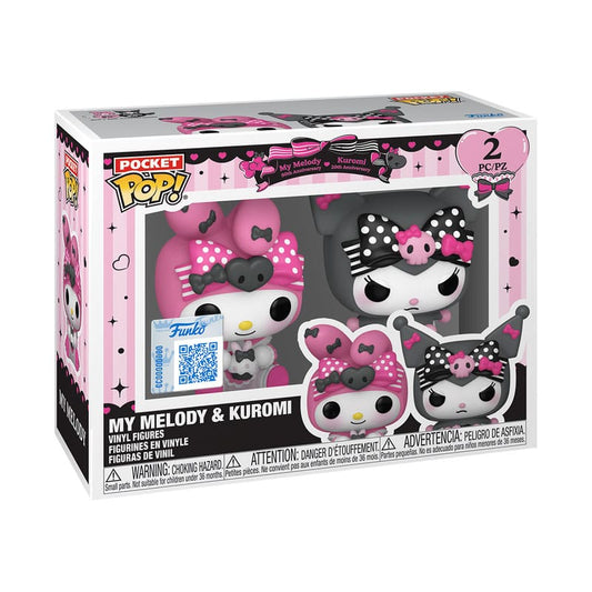 Hello Kitty POP! Vinyl Keychain 2-Pack My Melody & Kuromi 4 cm 0889698888219
