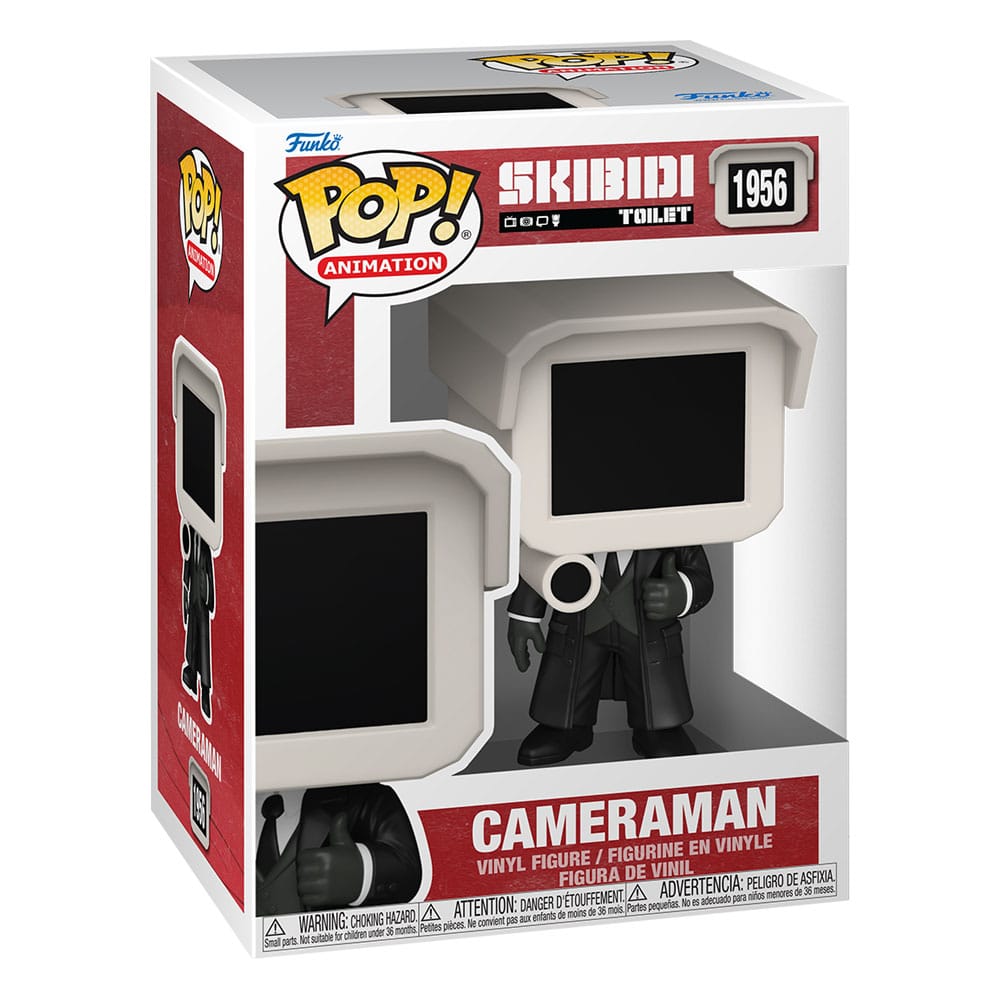 Skibidi Toilet POP! Rocks Vinyl Figure Cameraman 9 cm 0889698888356