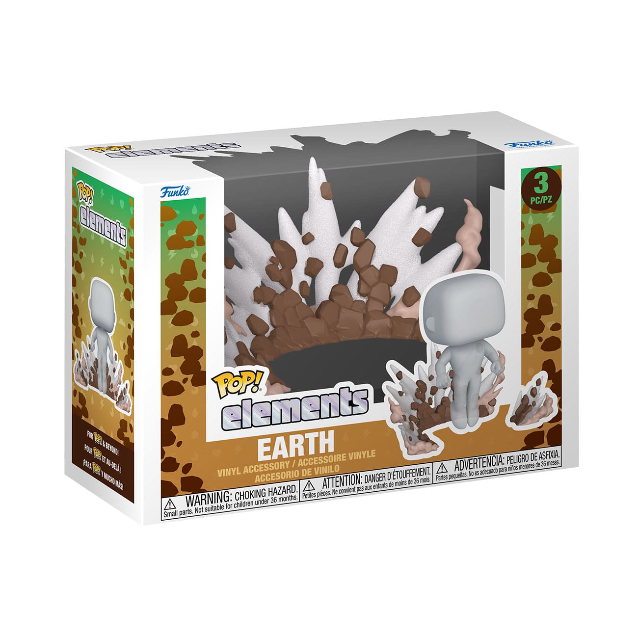 Earth POP! Nooks Vinyl Figure Dirt/Rock 5 cm 0889698888530