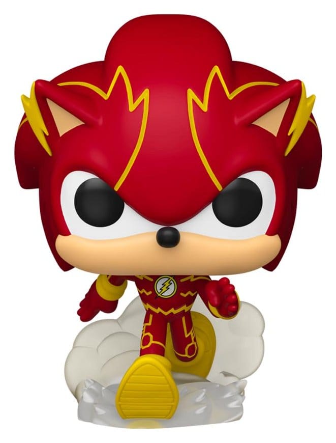 DC x Sonic the Hedgehog POP! Heroes Vinyl Figure Sonic as The Flash 9 cm 0889698889056