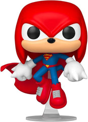 DC x Sonic the Hedgehog POP! Heroes Vinyl Figure Knuckles as Superman 9 cm 0889698889087