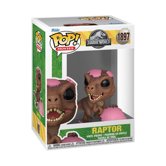 Jurassic Park POP! Movies Vinyl Figure SPRG- Raptor 9 cm 0889698890496