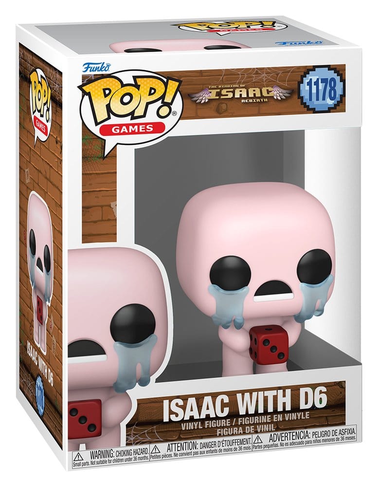 Binding of Isaac POP! Games Vinyl Figure Isaac w/dice 9 cm 0889698891615