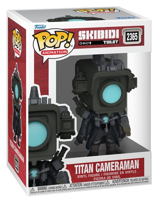 Skibidi Toilet POP! Rocks Vinyl Figure Titan Cameraman 9 cm 0889698893107