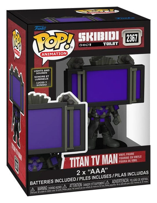 Skibidi Toilet Super Sized POP! Vinyl Figure Titan TV Man(SFX) 10 cm 0889698893121