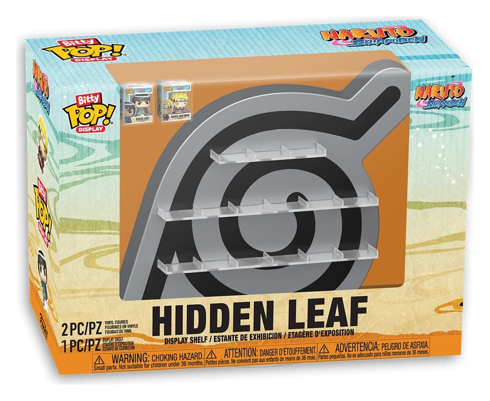 Naruto Bitty POP! Display Vinyl Figures Hidden Leaf 0889698898706
