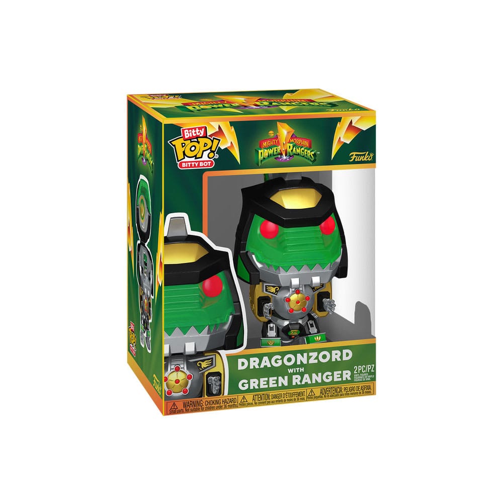Hasbro Bitty POP! Bots Figure PR- Dragon Zord w/GR Ranger 11,7 cm 0889698901154