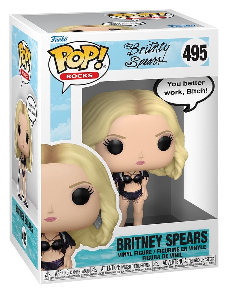 Britney Spears POP! Sayings Vinyl Figure You Better Work 9 cm 0889698901369