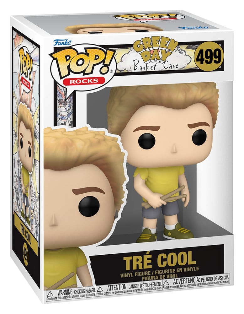 Green Day POP! Rocks Vinyl Figure Tre Cool (Basket Case) 9 cm 0889698901475