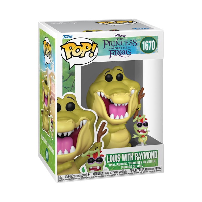 Princess and the Frog POP! Disney Vinyl Figure Louis w/Raymond 9 cm 0889698902618