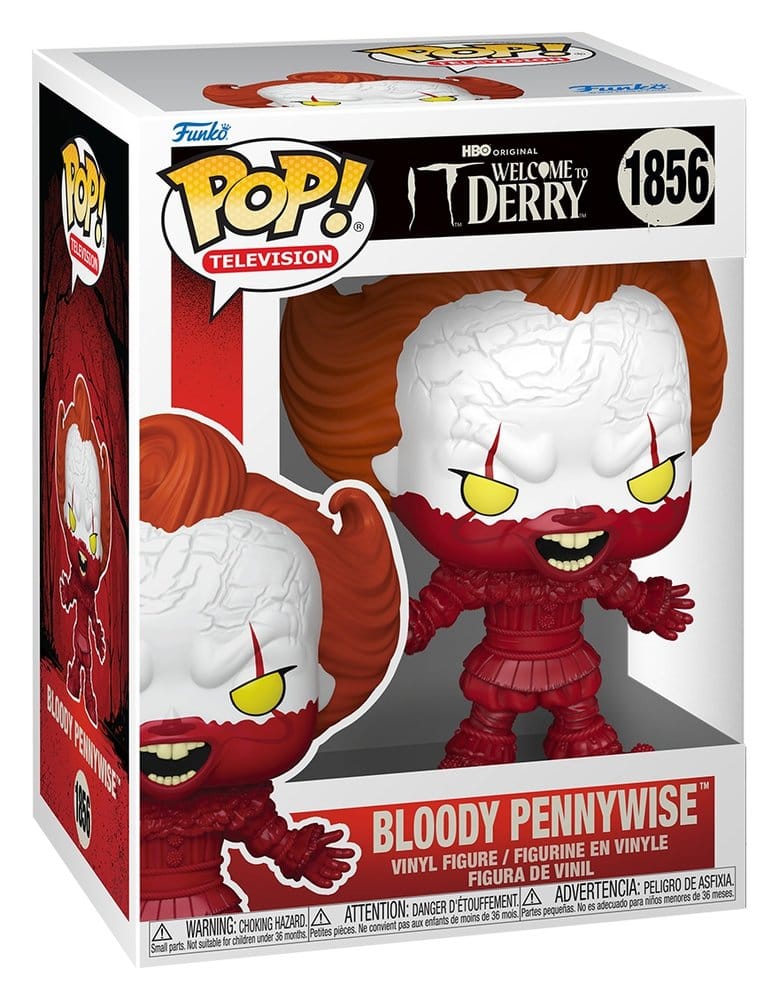 It: Welcome to Derry POP! Television Vinyl Figure Bloody Pennywise 9 cm 0889698902823