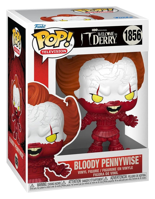 It: Welcome to Derry POP! Television Vinyl Figure Bloody Pennywise 9 cm 0889698902823