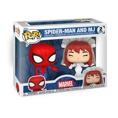 Marvel POP! Vinyl Figures 2-Pack Superhero Couples- SM & MJ 9 cm 0889698902977