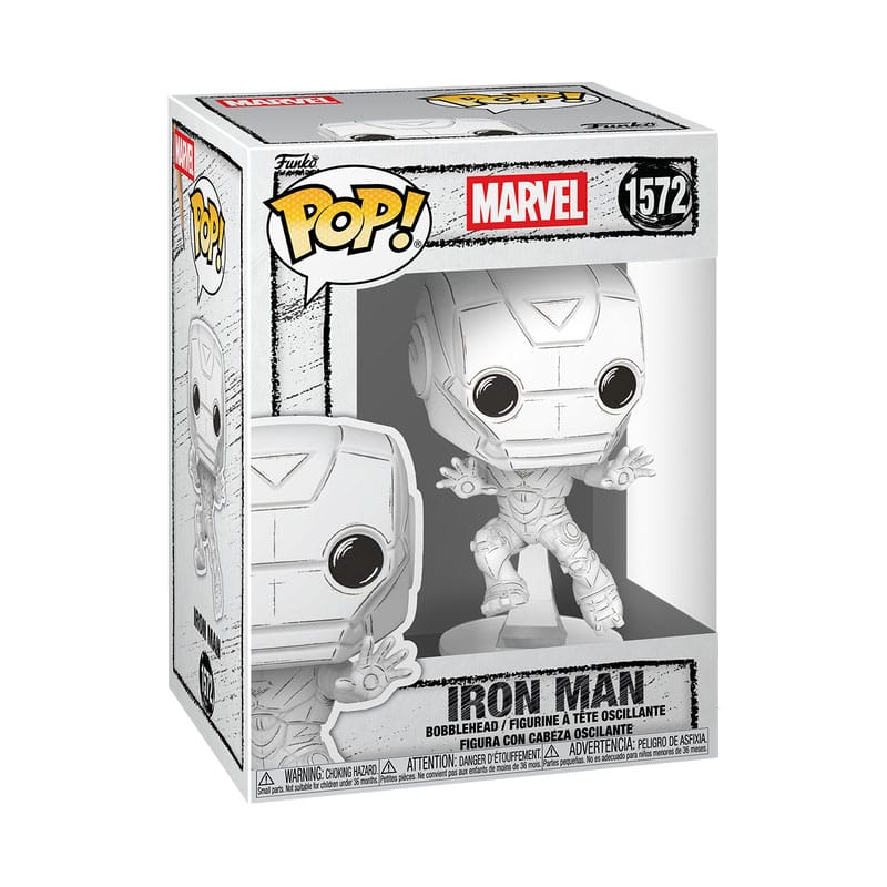 Marvel POP! Vinyl Figure Sketched - Iron Man 9 cm 0889698902984