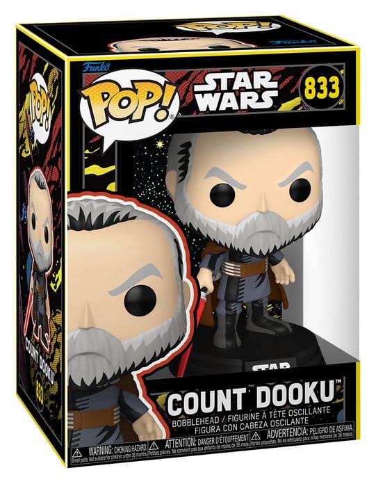 Star Wars: May the Fourth POP! Nooks Vinyl Figure Count Dooku (Retro) 9 cm 0889698903264