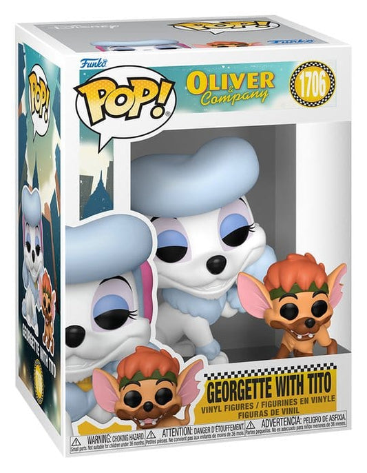 Oliver & Co. POP&Buddy Vinyl Figure Georgette w/Tito 9 cm 0889698903301